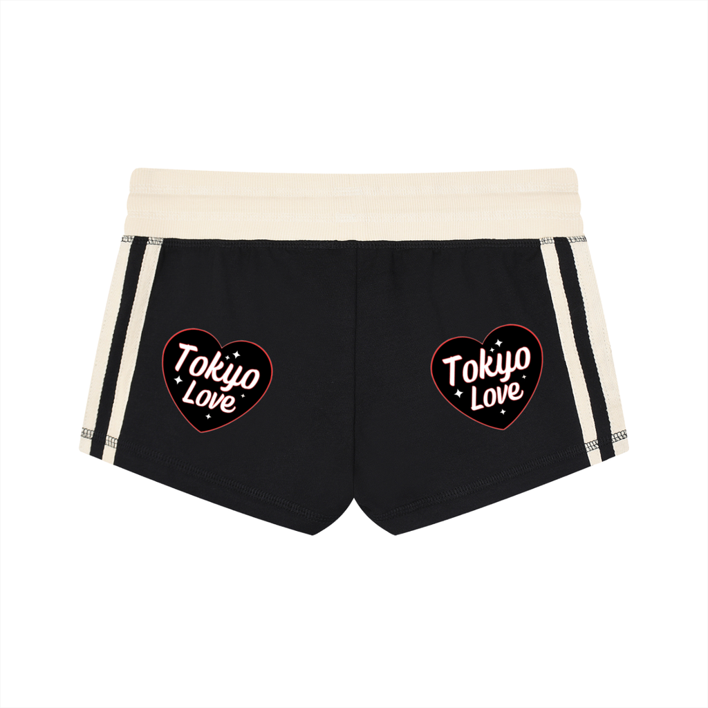 Women's Contrast Stripe Track Shorts