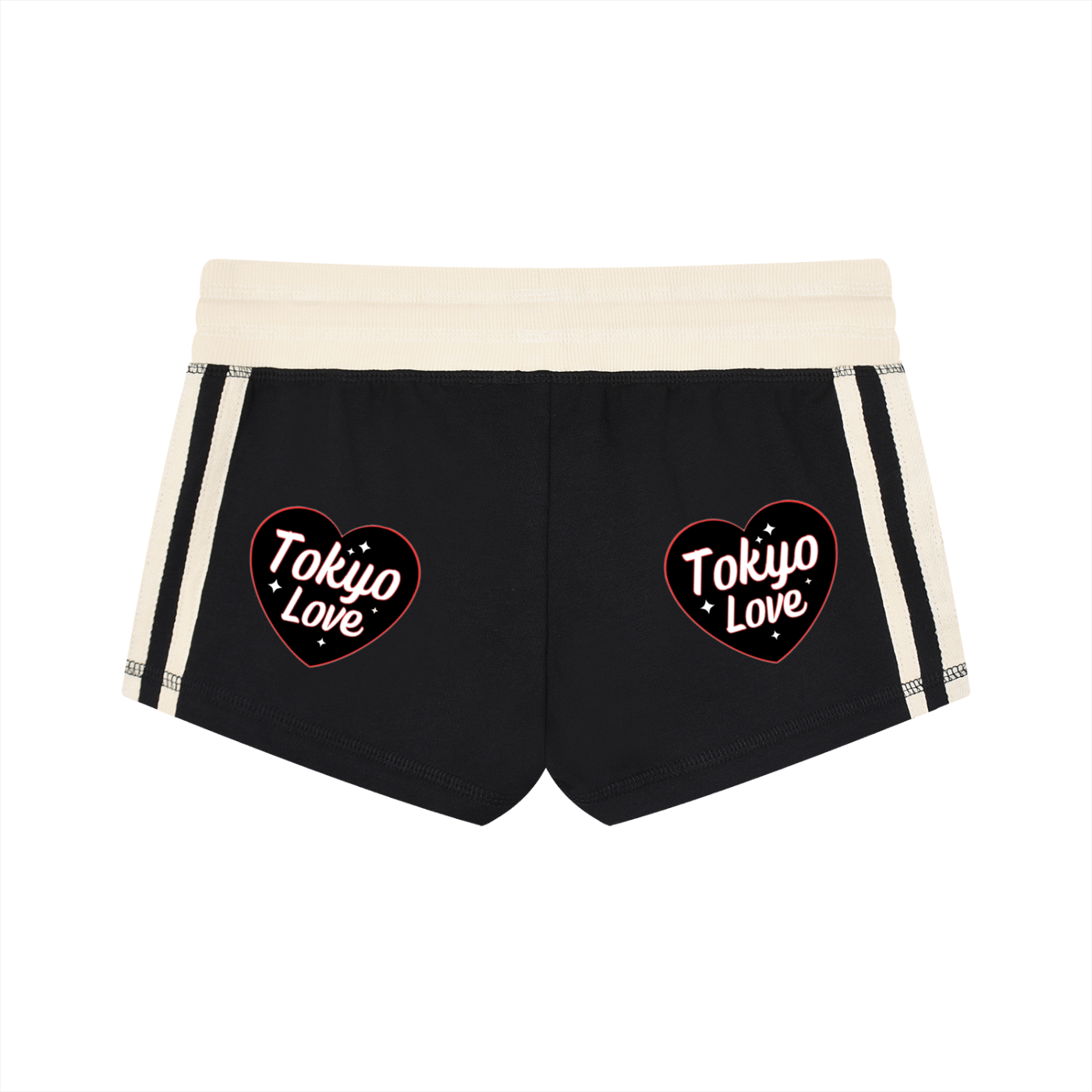 Women's Contrast Stripe Track Shorts