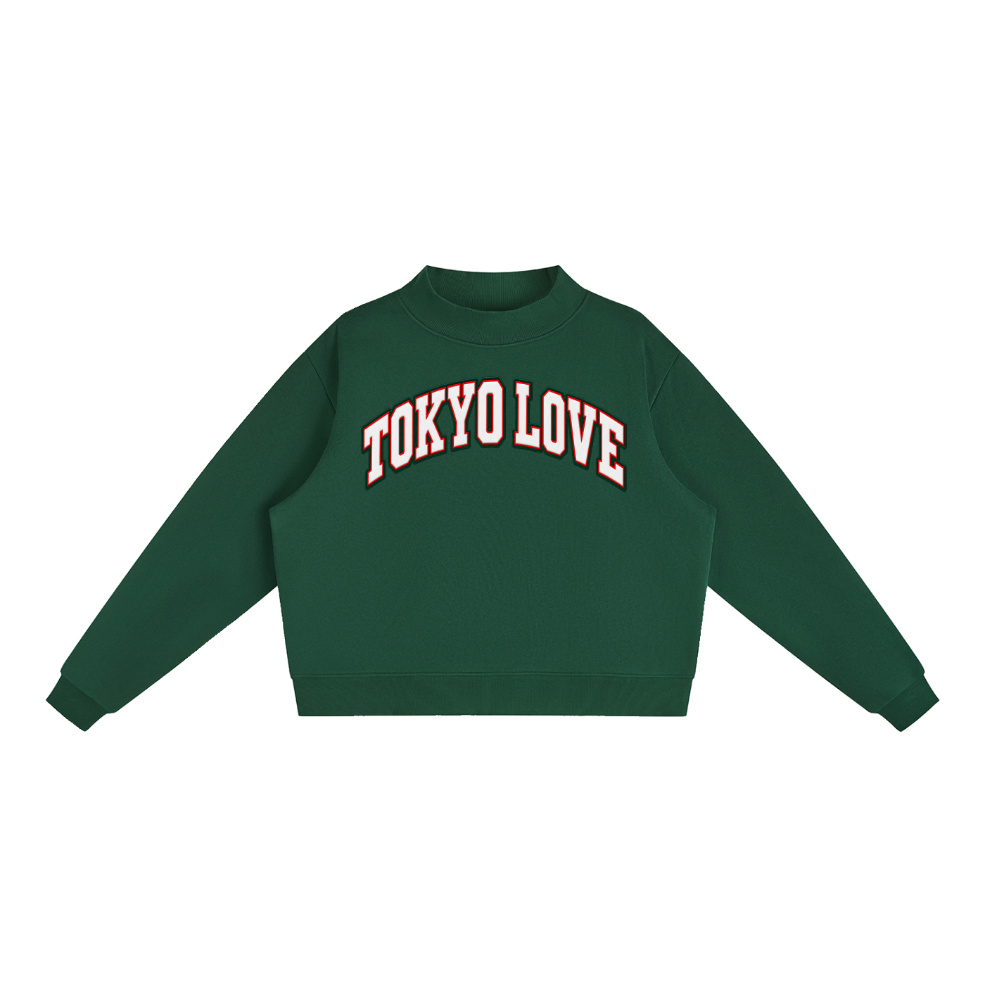 Women's "Sideline" Mock-Neck Crew Sweatshirt