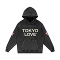 Snow Washed Loose Cotton Hoodie
