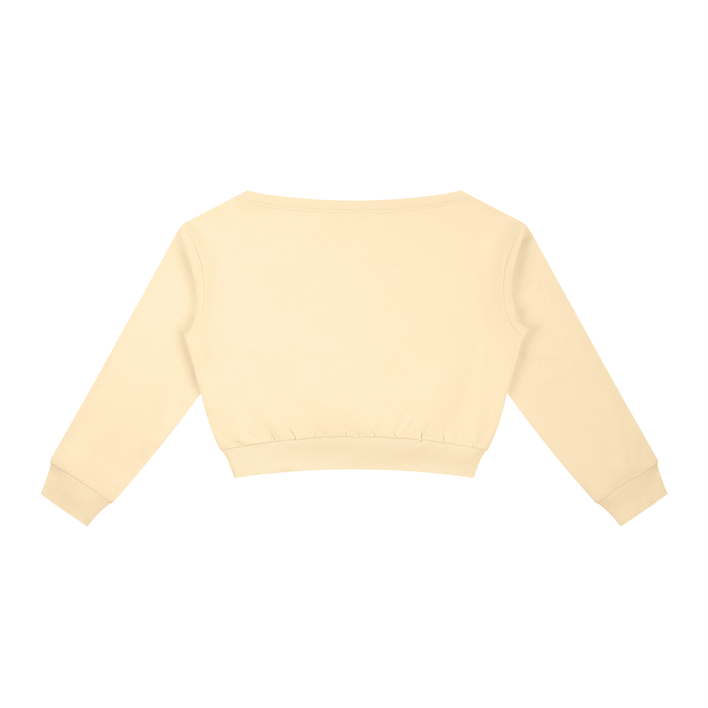 Women's "Spectator" Off-Shoulder Sweatshirt