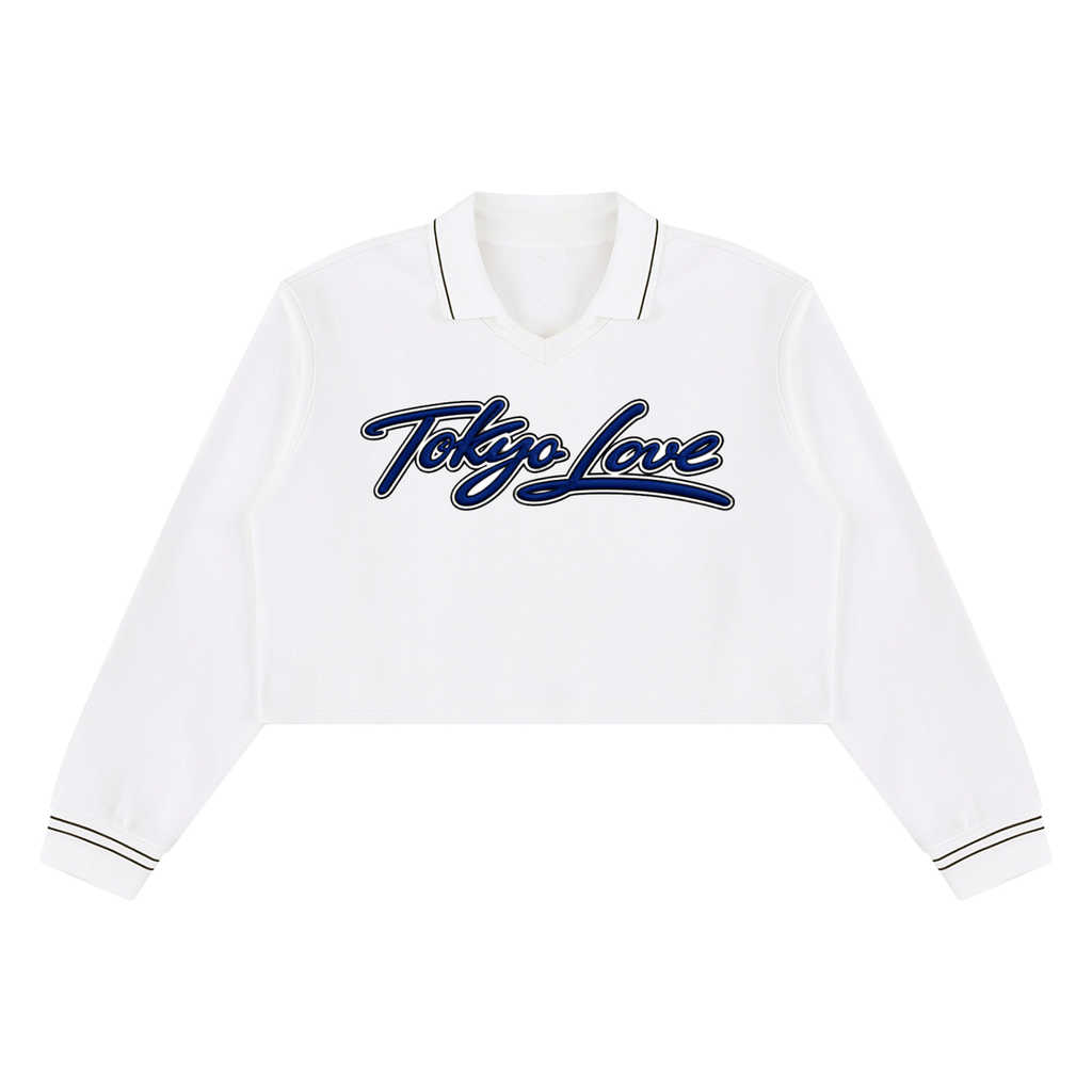 Women’s Crop Collared Sweatshirt