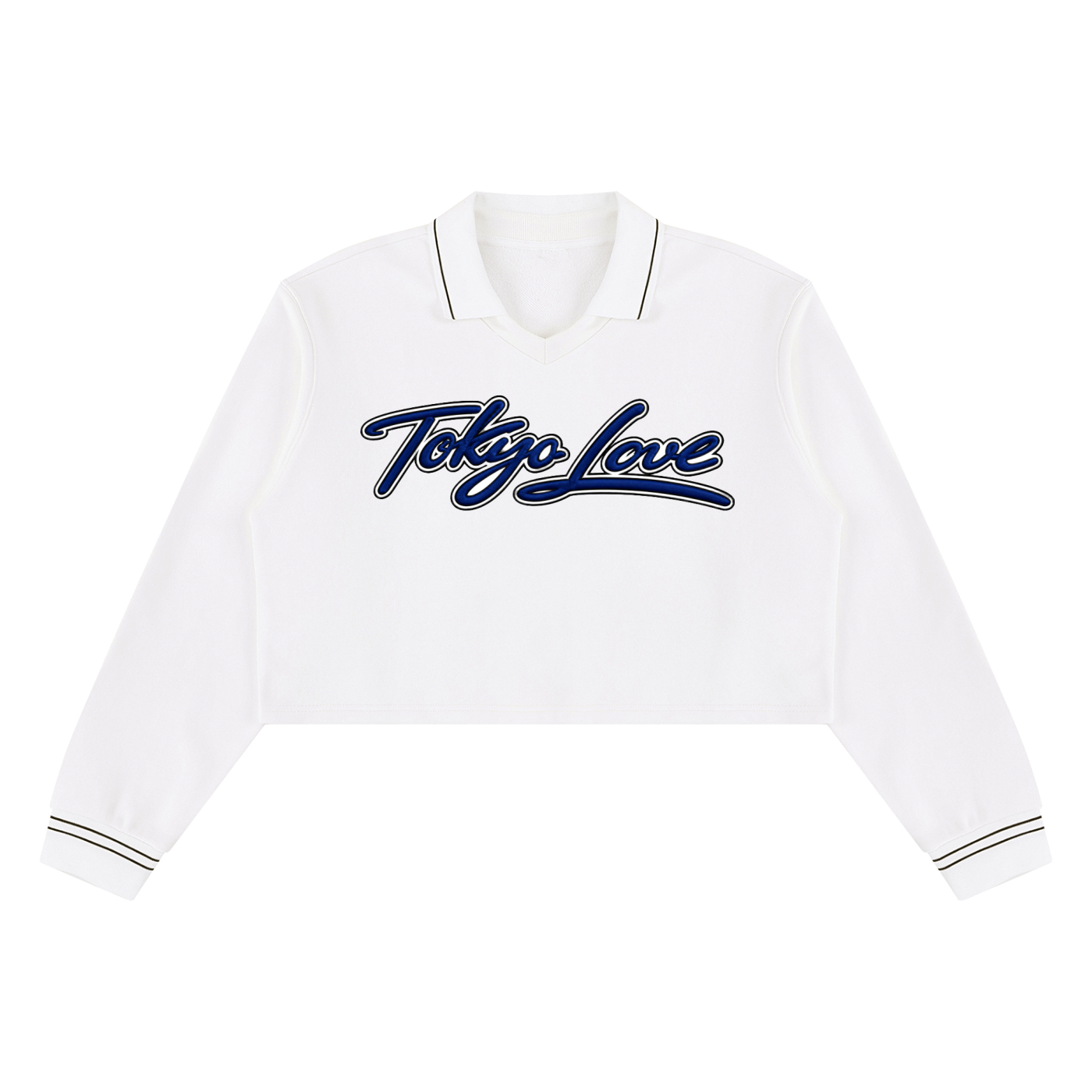 Women’s Crop Collared Sweatshirt