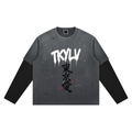 "Tagger" Distressed Layer T-Shirt