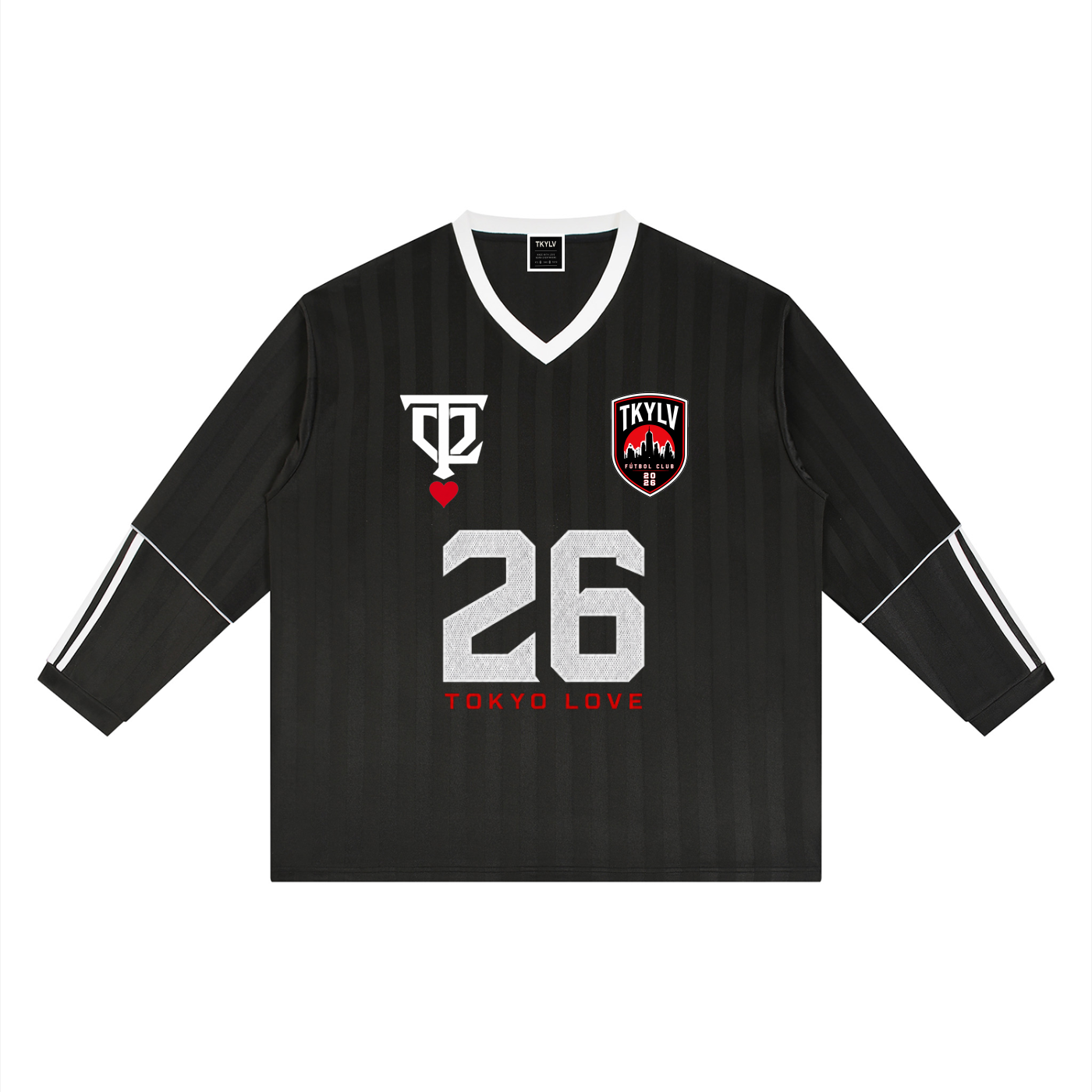 Goalie Striped Soccer Jersey