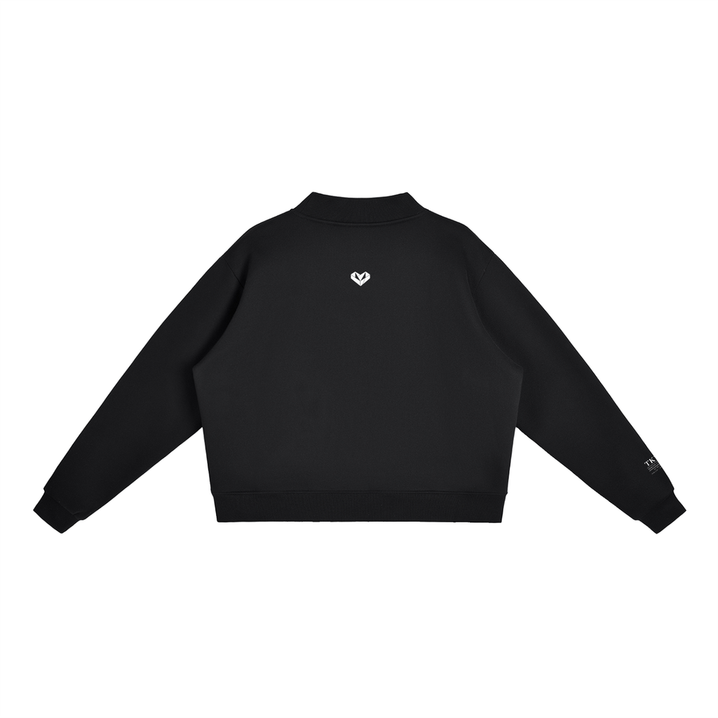 Women's Mock-Neck Crew Sweatshirt