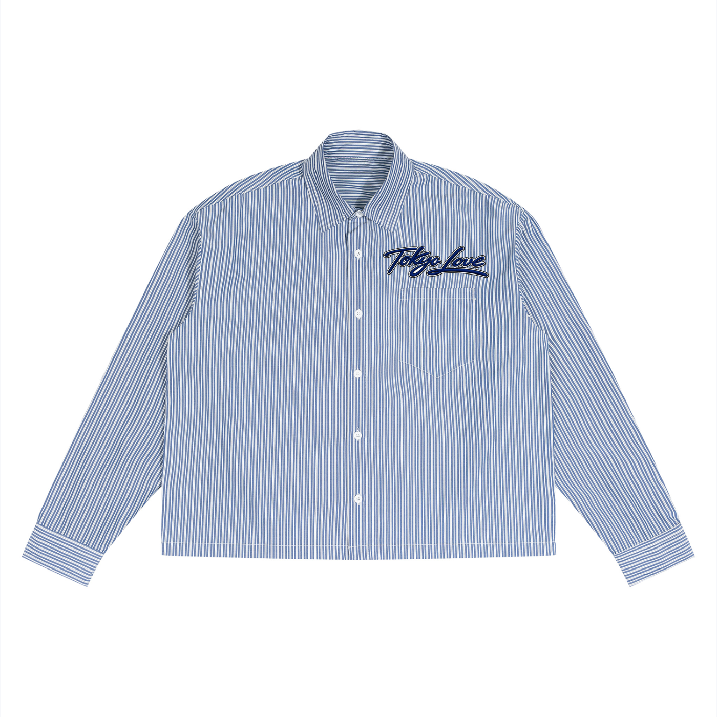 Flight Crew Boxy Striped Shirt