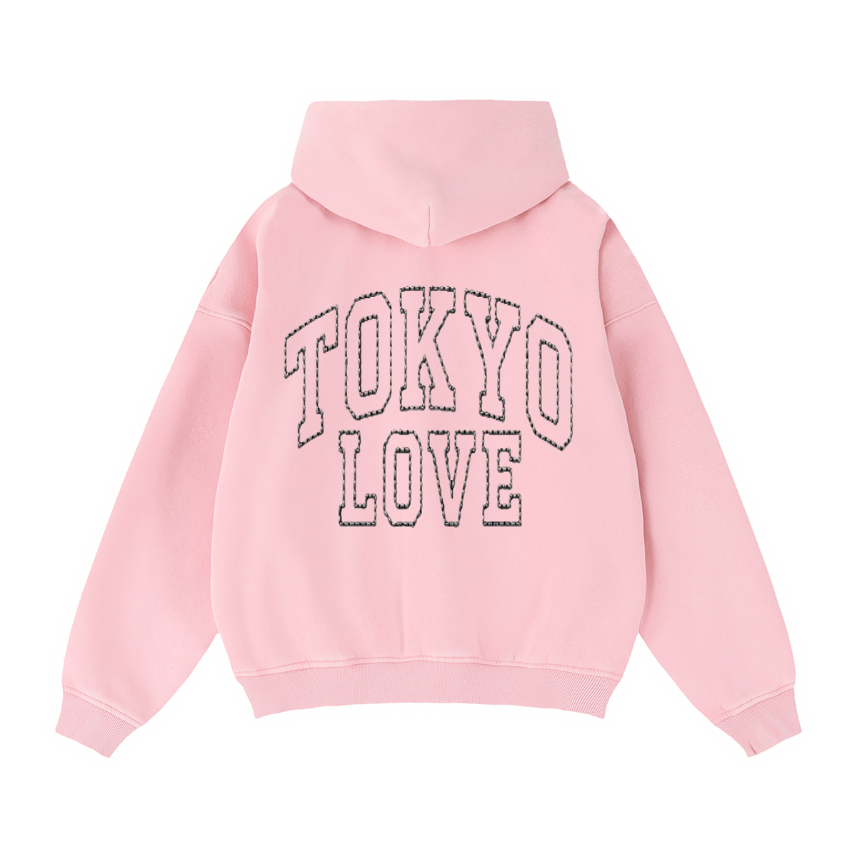Zip-Through Boxy Fleece Hoodie