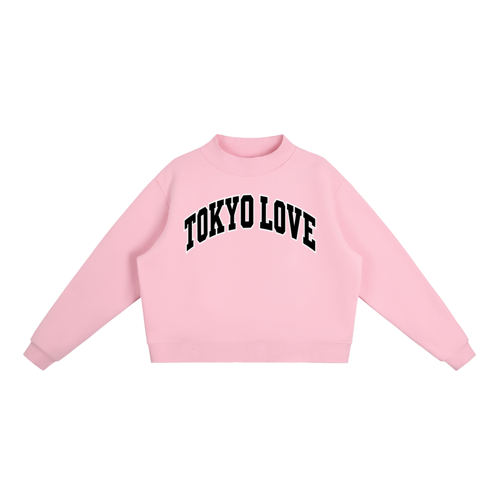 Women's "Sideline" Mock-Neck Crew Sweatshirt