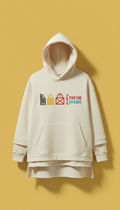 Layered Heavyweight Hoodie Urban Icon Cream Cloud