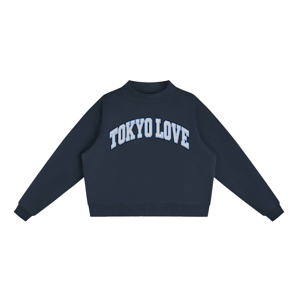 Women's "Sideline" Mock-Neck Crew Sweatshirt