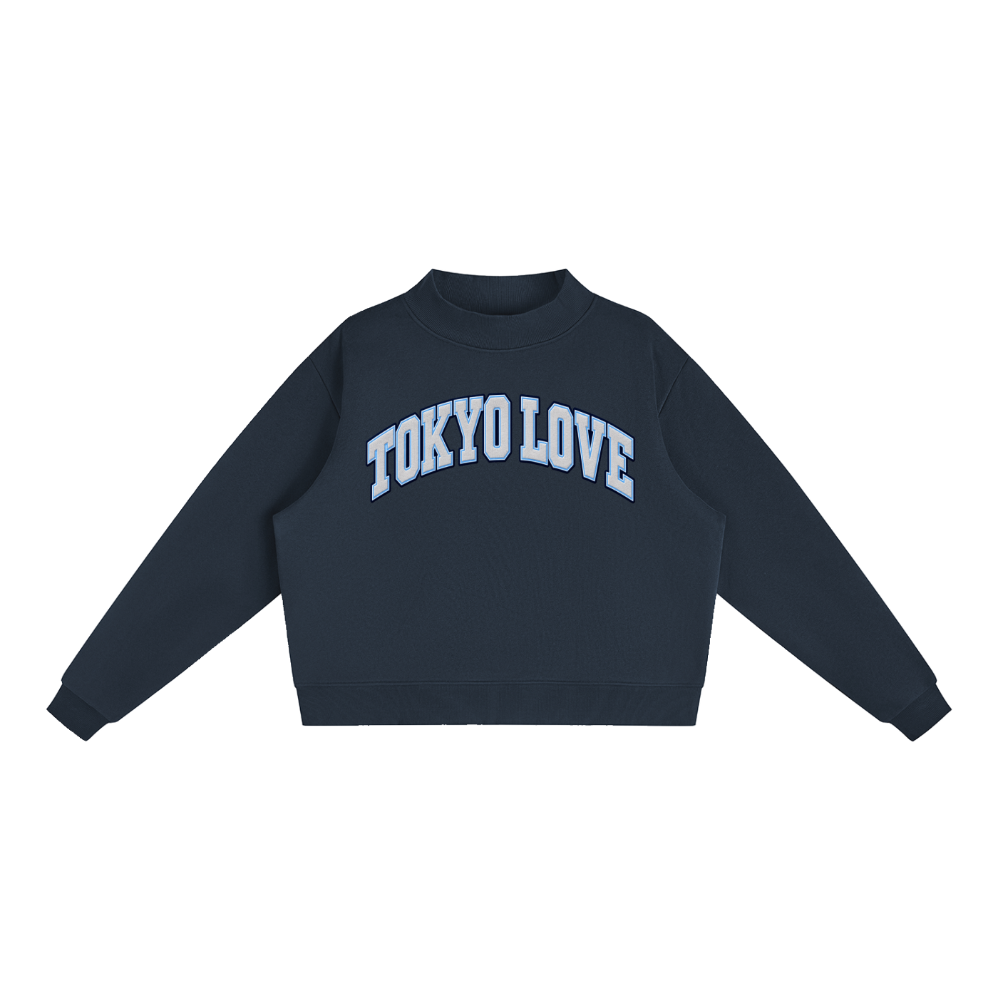 Women's "Sideline" Mock-Neck Crew Sweatshirt