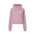 Women's Cropped Half-Zip Hoodie