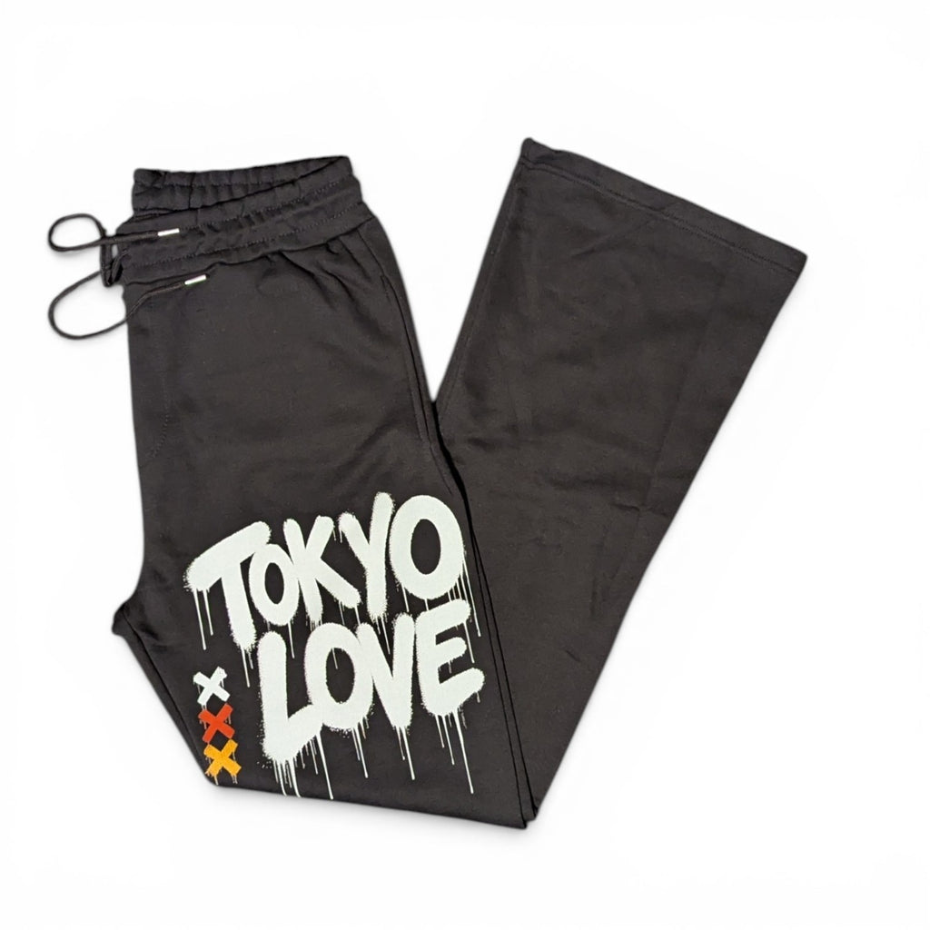 X Drip Stkd Flare Sweats