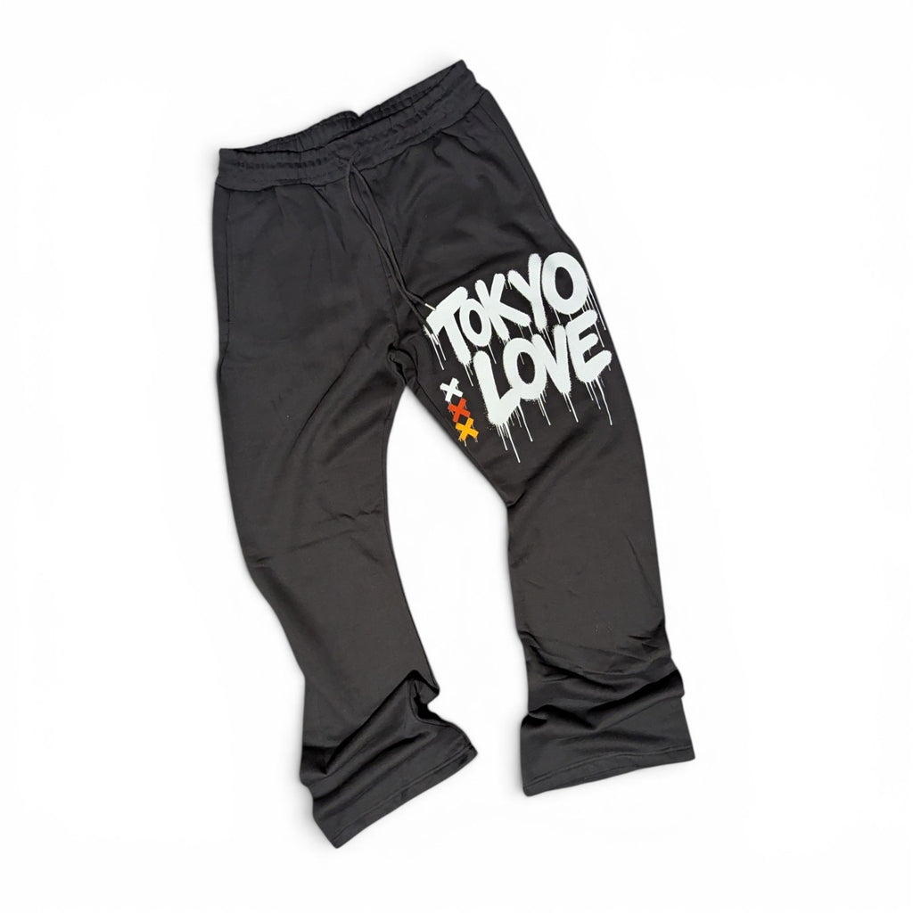 X Drip Stkd Flare Sweats