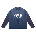 Vintage Wash Distressed Layer T-Shirt