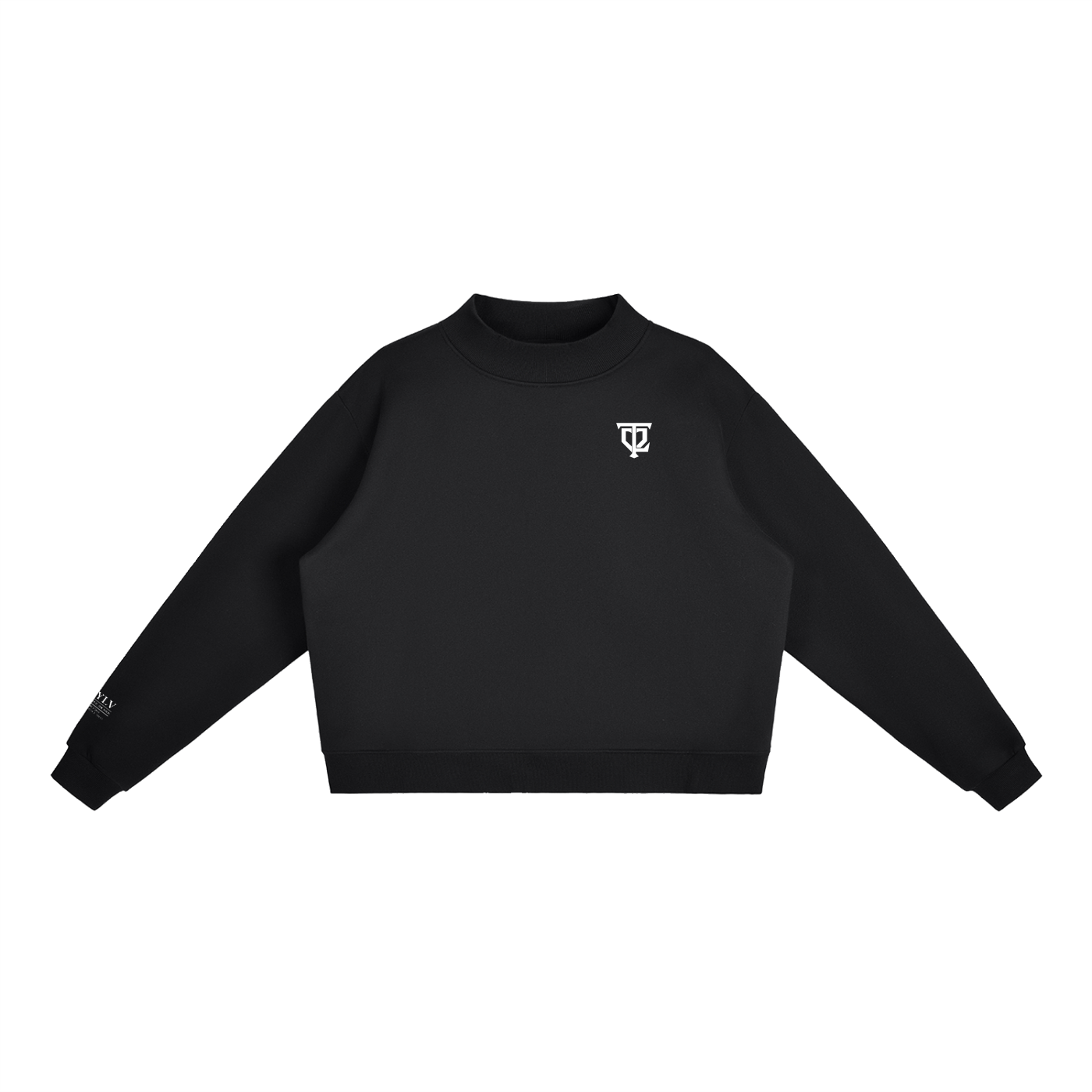 Women's Mock-Neck Crew Sweatshirt