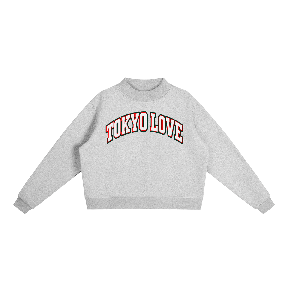 Women's "Sideline" Mock-Neck Crew Sweatshirt