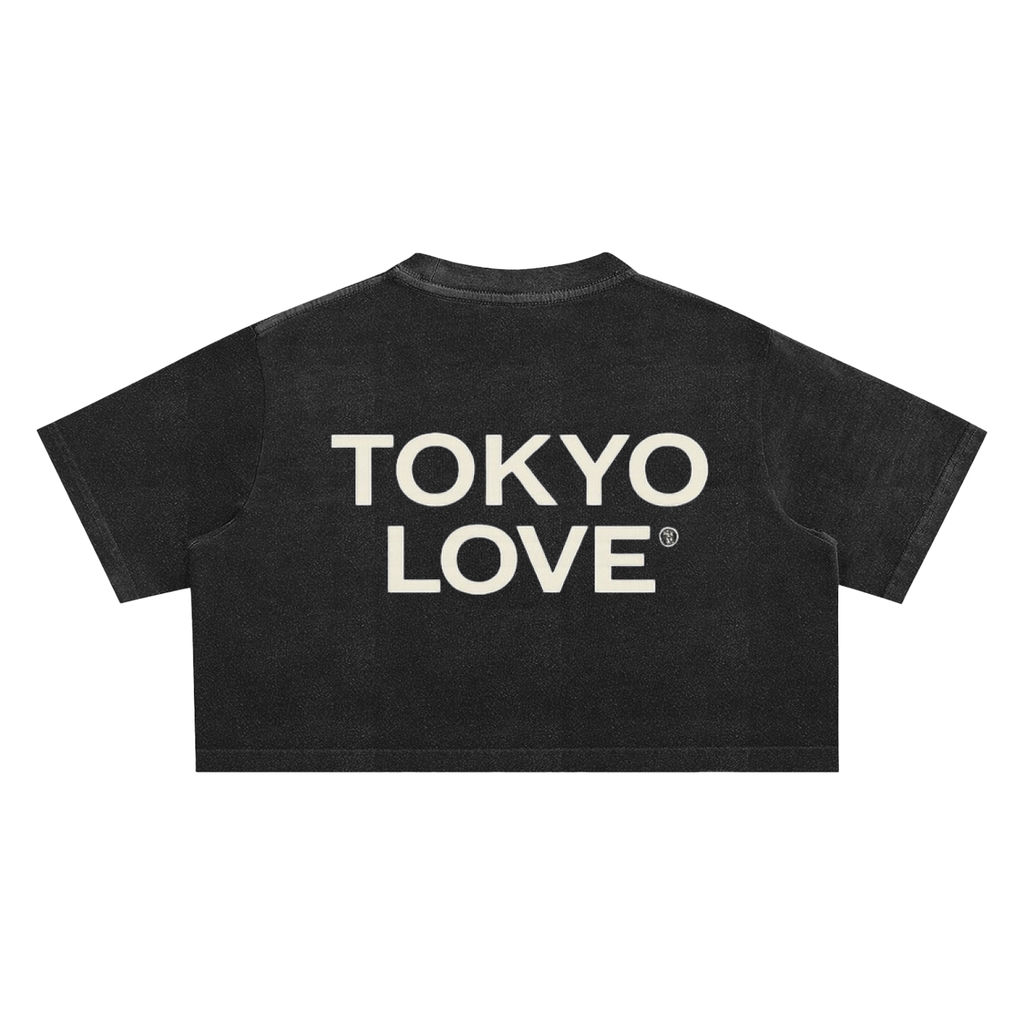 Women's Snow Washed Crop Top