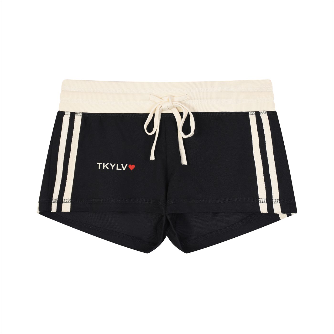 Women's Contrast Stripe Track Shorts
