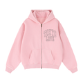 Zip-Through Boxy Fleece Hoodie