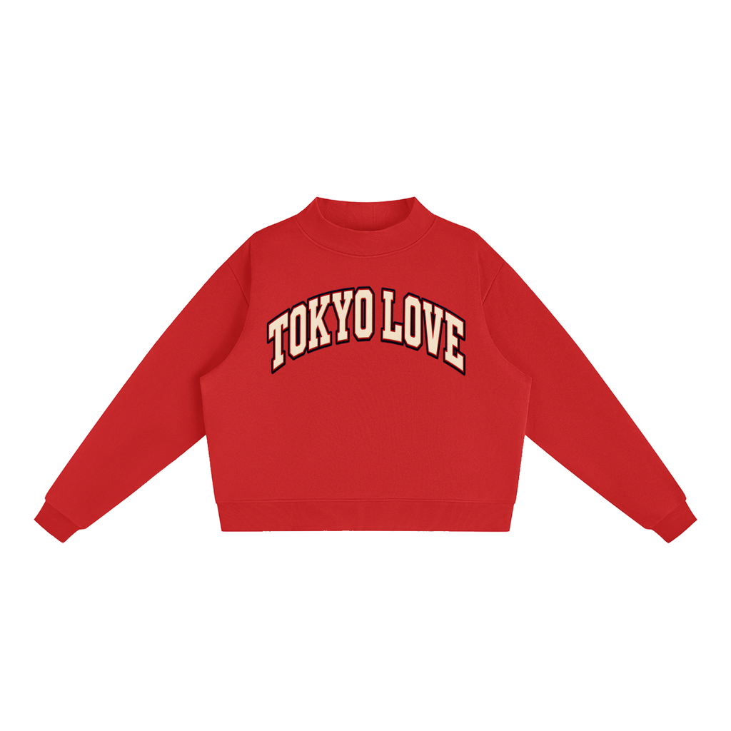Women's "Sideline" Mock-Neck Crew Sweatshirt