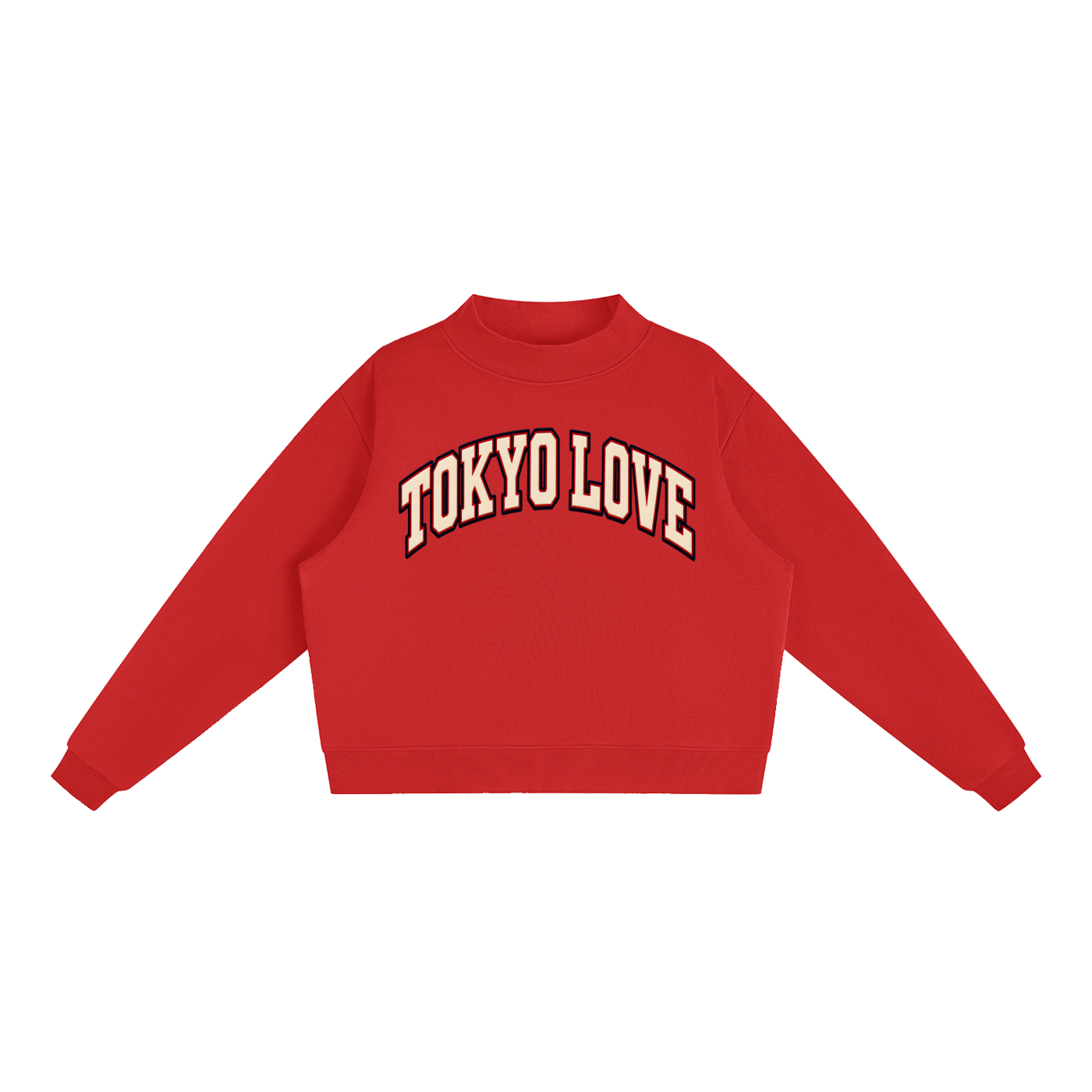 Women's "Sideline" Mock-Neck Crew Sweatshirt