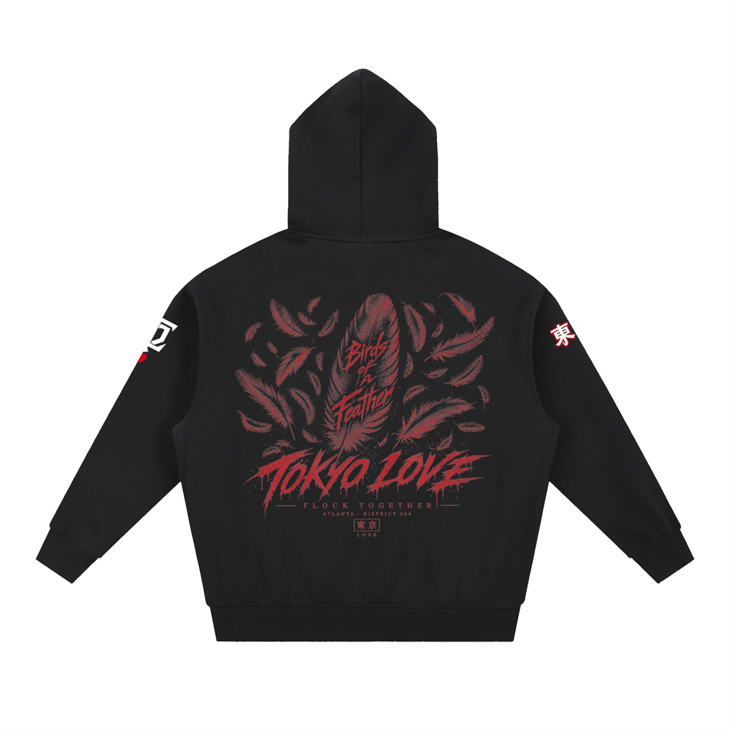 Tailgate Oversized Boxy Fit Fleece Hoodie